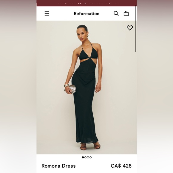 Reformation Romona dress size 0 never worn! - Picture 1 of 1